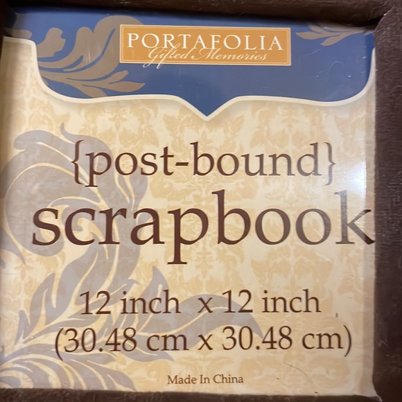 Never used, velvet, floral, middle square cutout display scrapbook. Very soft. - Picture 8 of 13